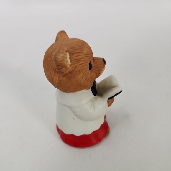 VINTAGE Christmas Choir Boy Bears HOMCO 5100 Set of 3 Singing w/ Candle & Hymnal - Picture 16 of 16
